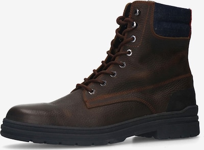 MANFIELD Lace-Up Boots in Chocolate, Item view