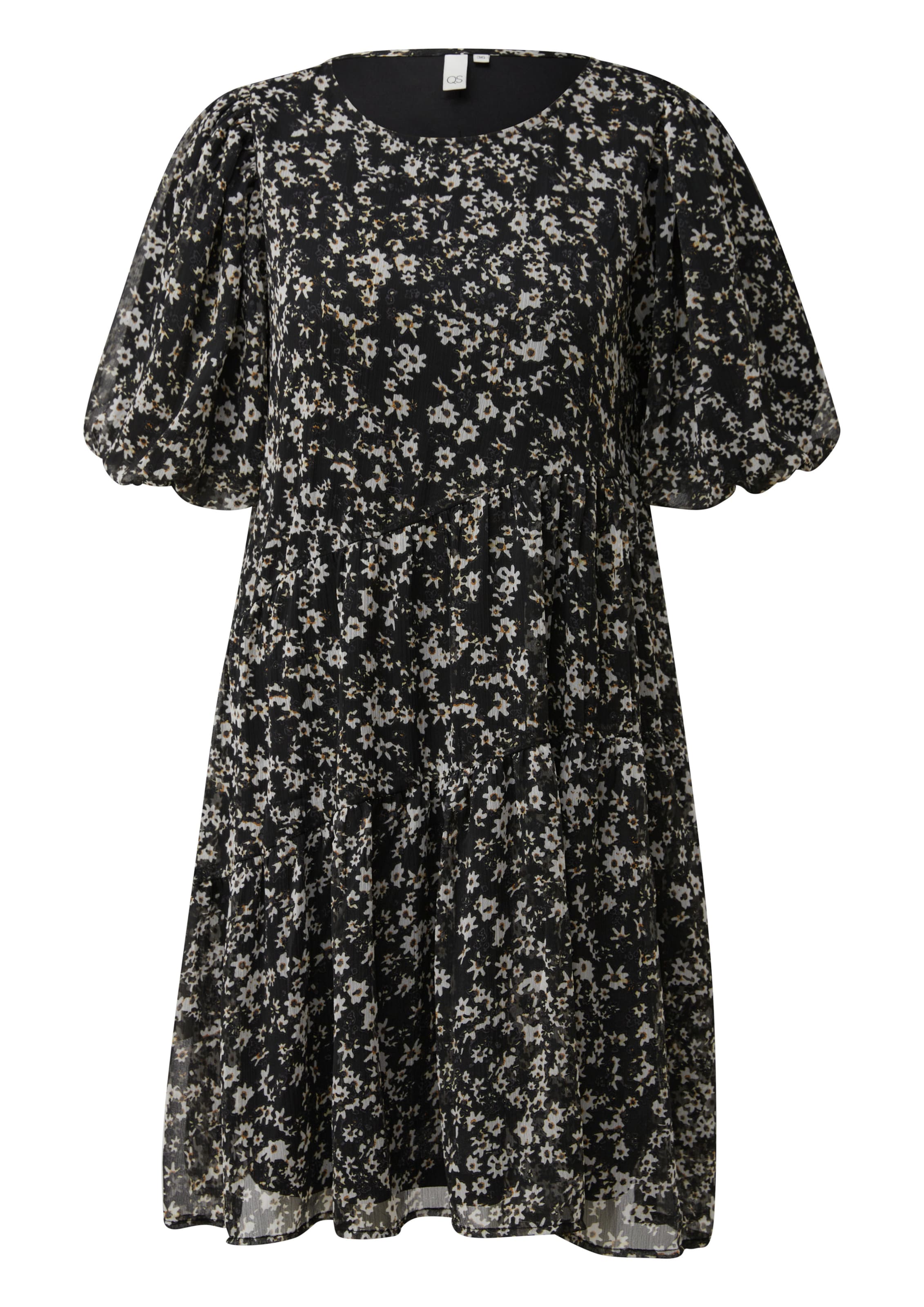 QS Kleid in Schwarz: Vorderseite