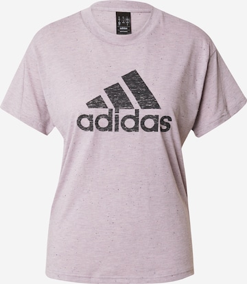 T-shirt fonctionnel 'Future Icons Winners 3.0' ADIDAS PERFORMANCE en violet : devant