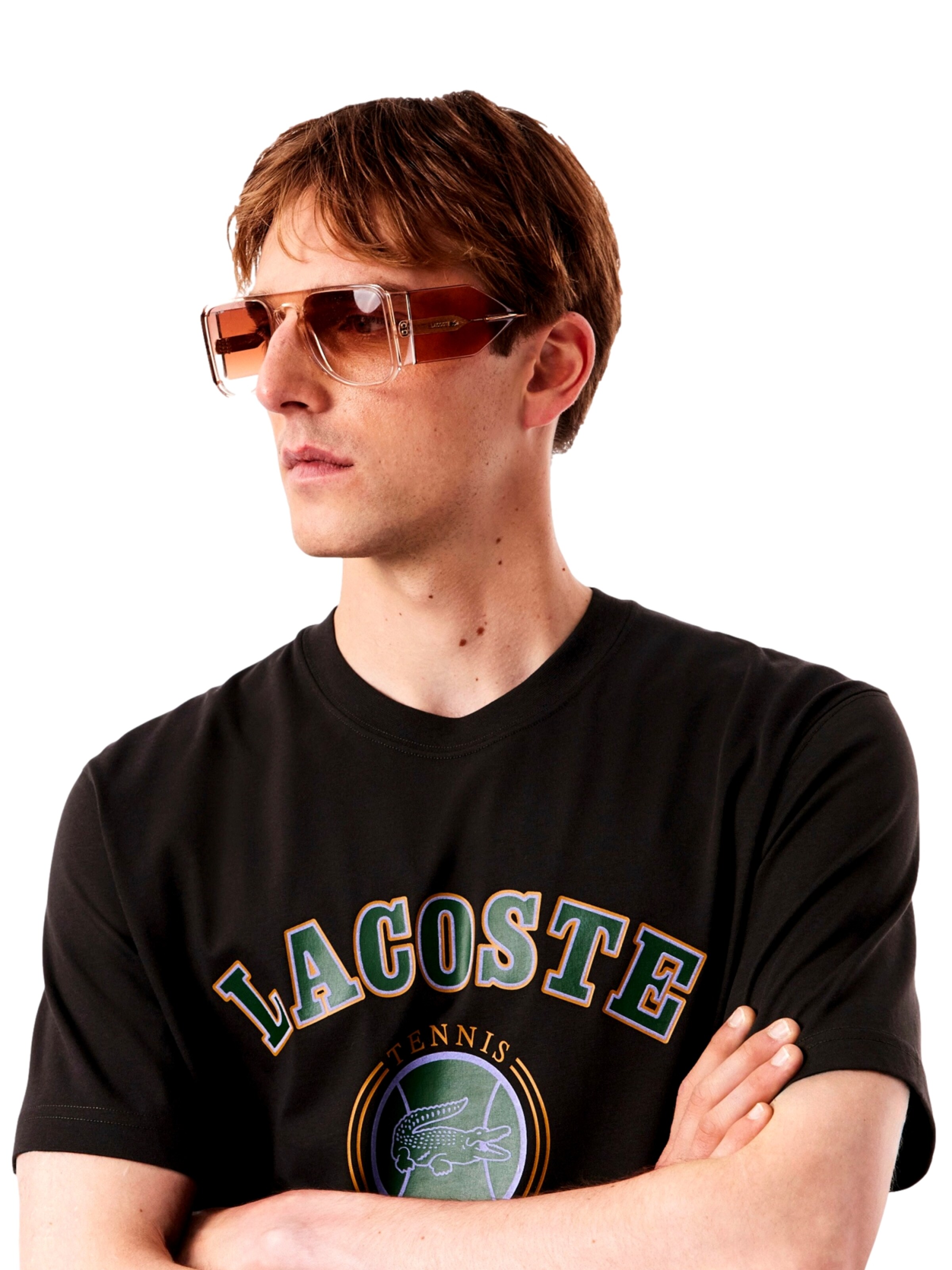 Maglietta di LACOSTE in marrone