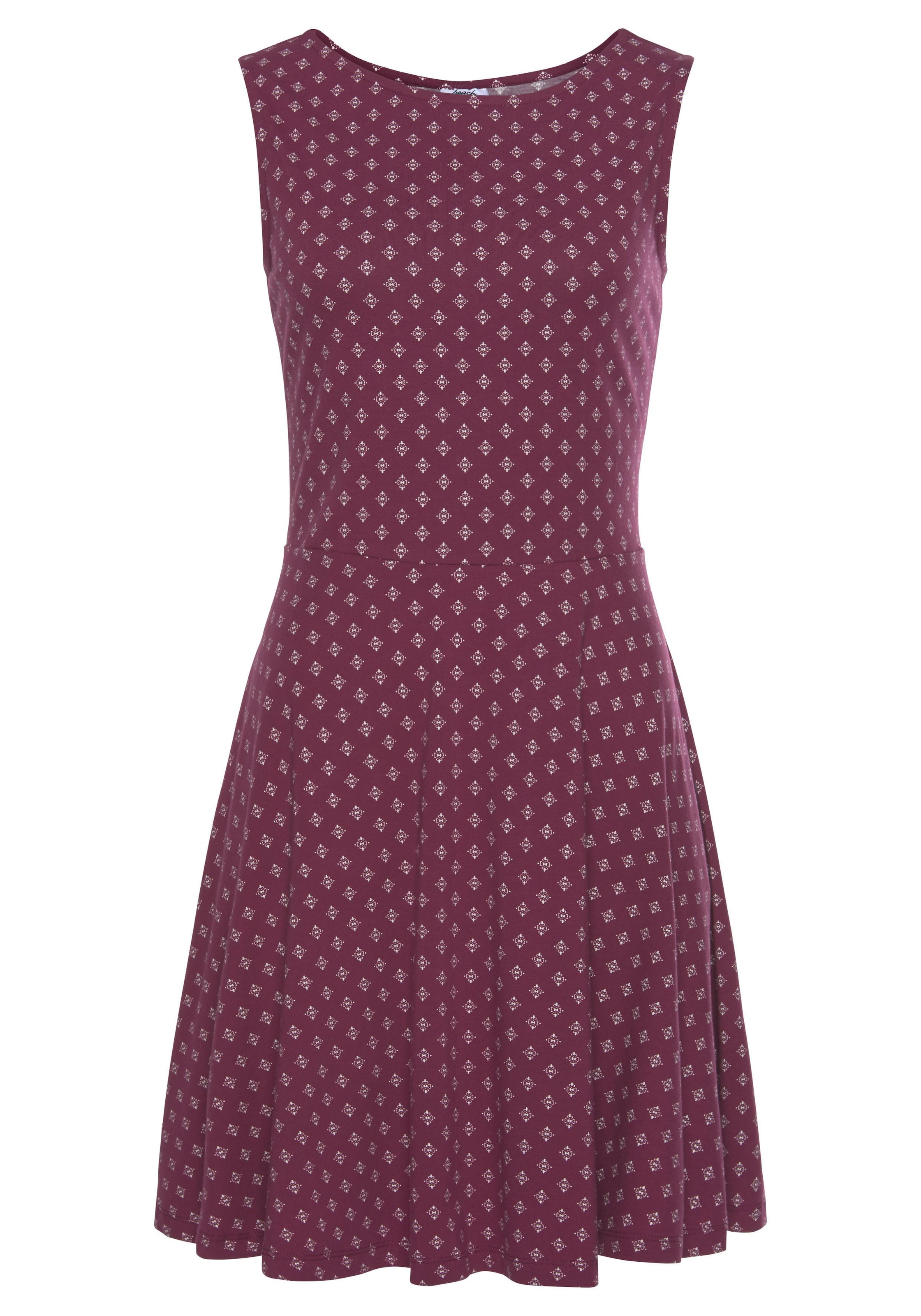 raudona BEACH TIME Paplūdimio suknelė: priekis