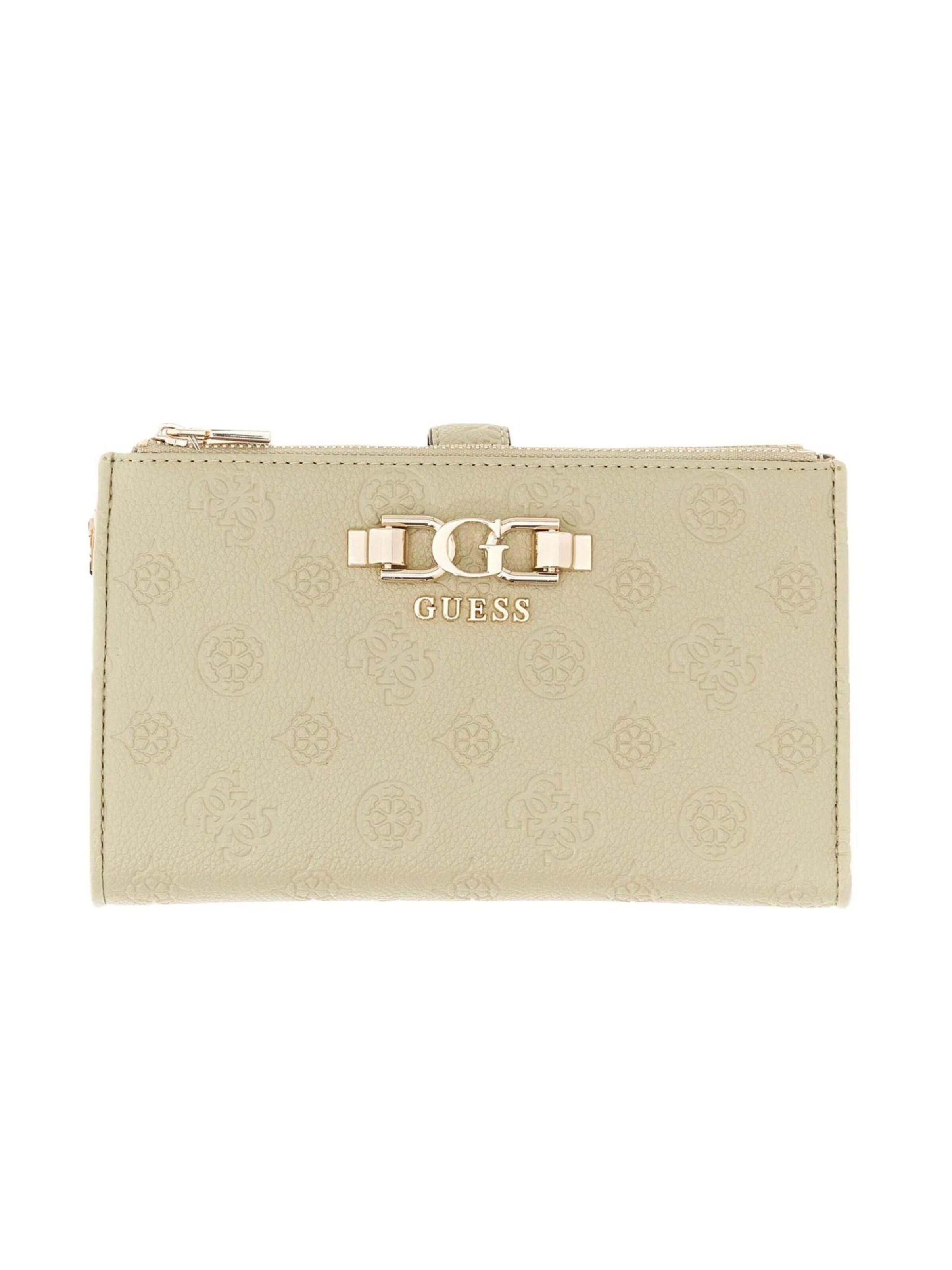 Portamonete di GUESS in marrone: frontale