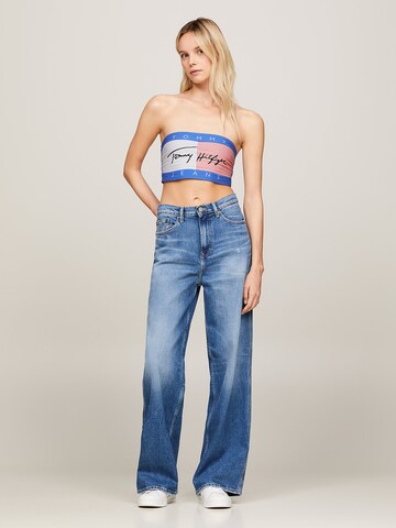 Tommy Jeans Bandeau BH in Blau
