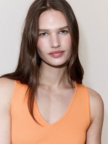 MANGO Top 'BEIXAMEL' in Oranje