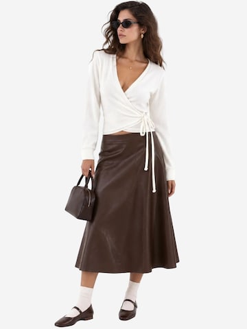 Busem Top 'Strickoberteile' in White