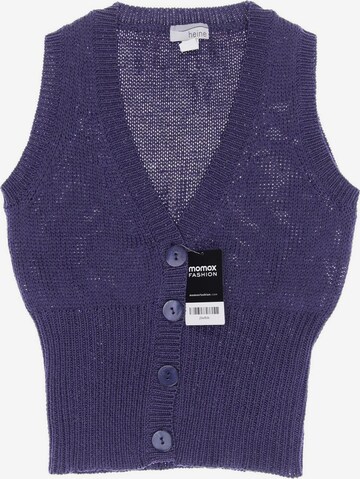 heine Vest in S in Purple: front