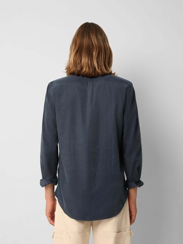 Scalpers Regular Fit Skjorte 'Corduroy' i blå