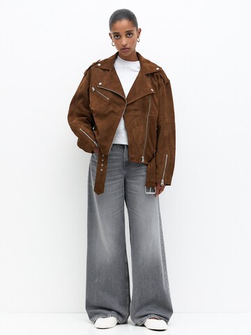 Pull&Bear Přechodná bunda – hnědá
