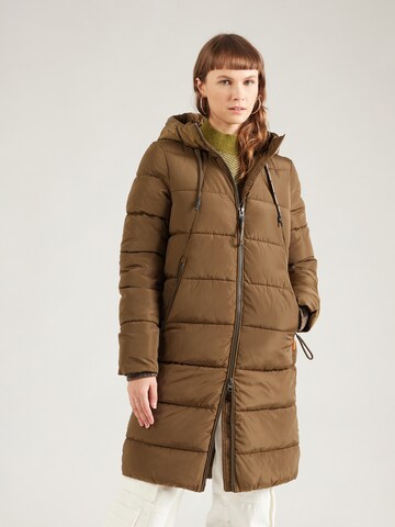 QS Wintermantel in Groen: voorkant