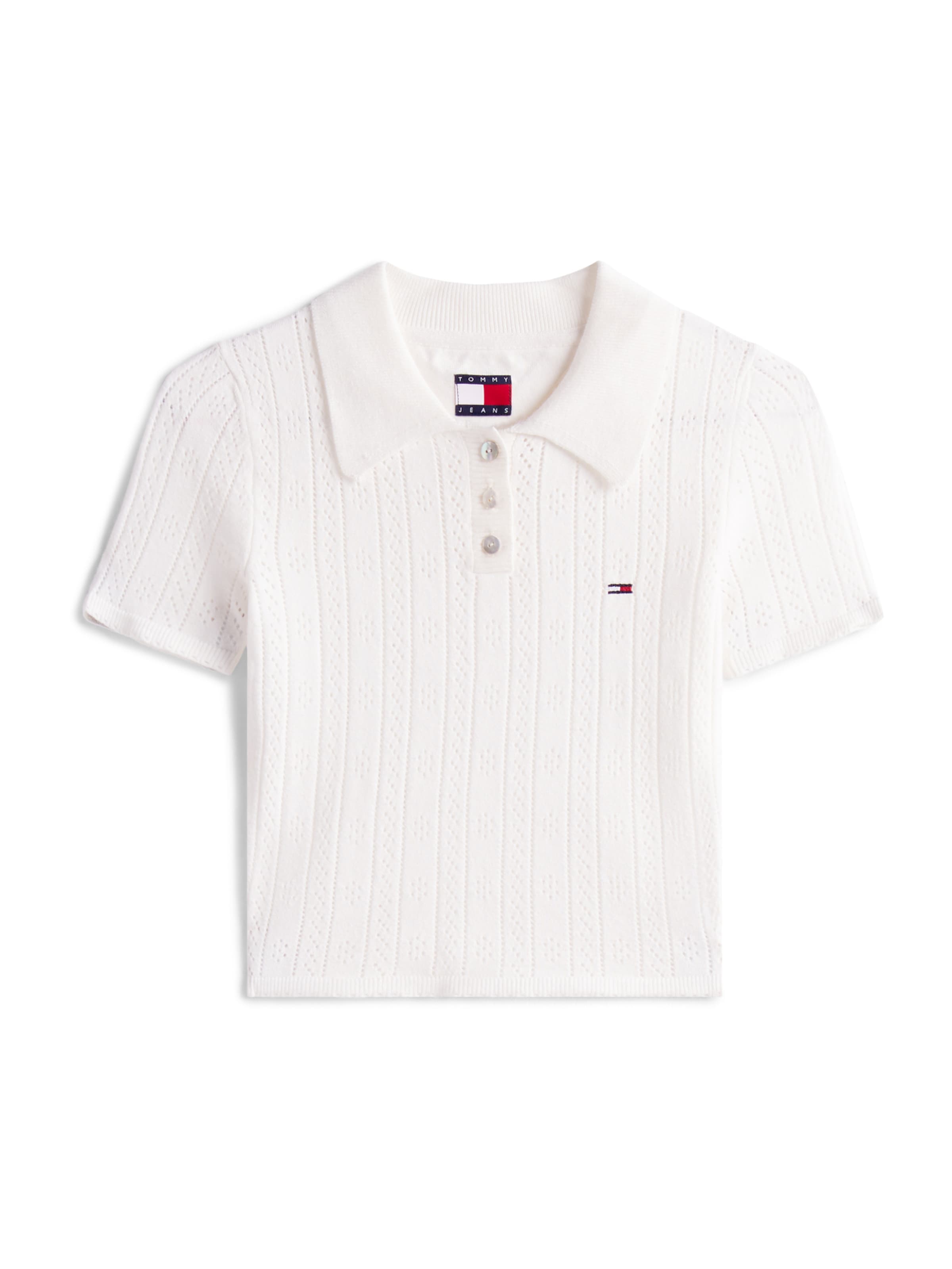 Tommy Jeans Pullover in Weiß: Vorderseite