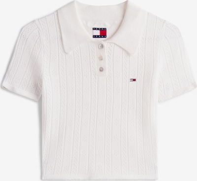 Megztinis iš Tommy Jeans, spalva – natūrali balta, Prekių apžvalga