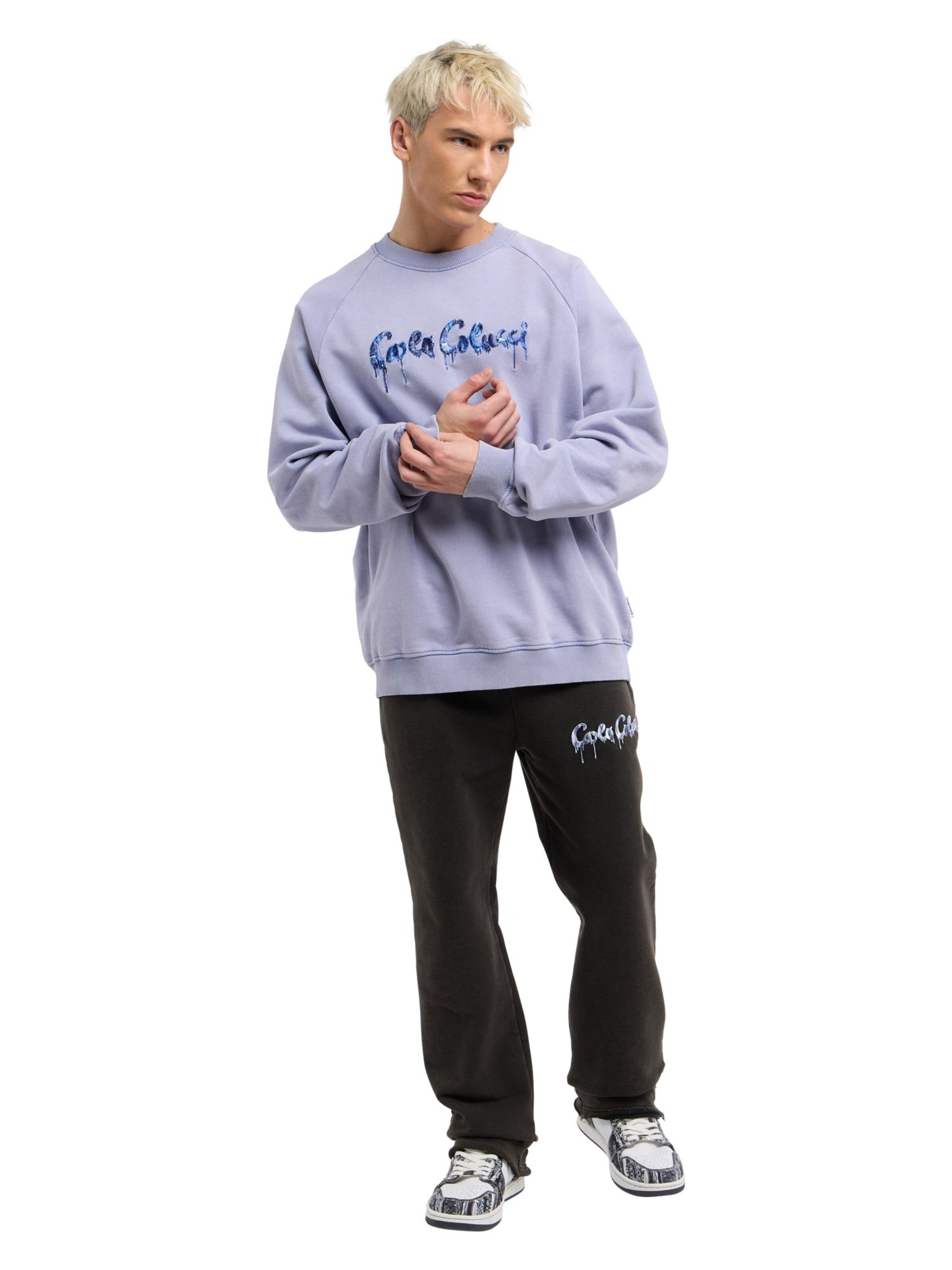 Carlo Colucci Sweatshirt 'Erspamer' in Blau
