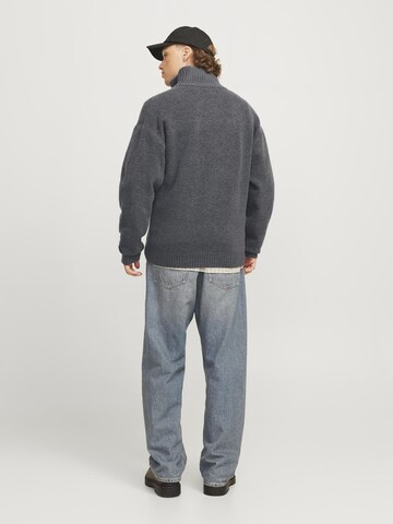 JACK & JONES Strickjacke in Grau