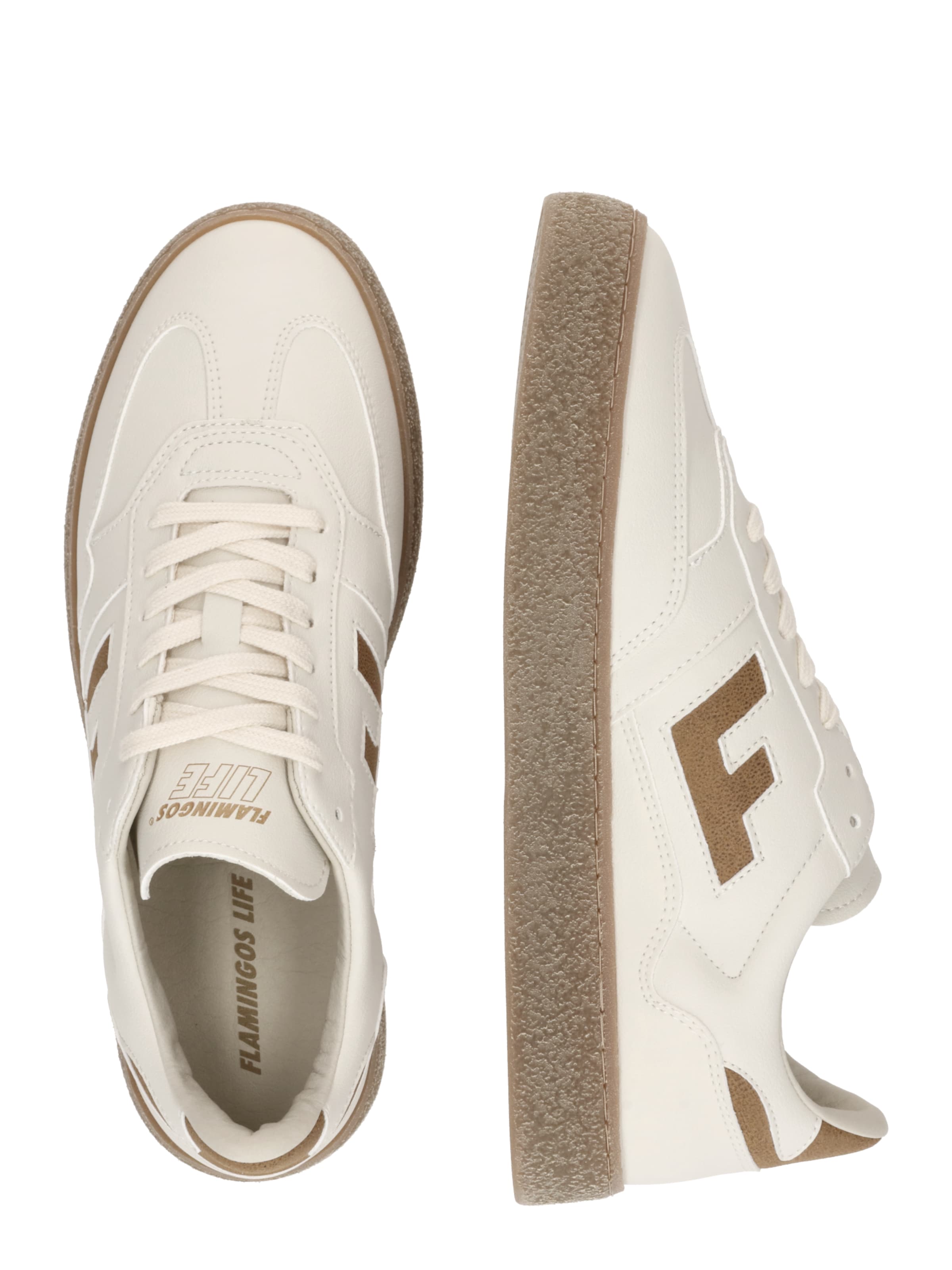 Baskets basses 'Burela' Flamingos Life en beige