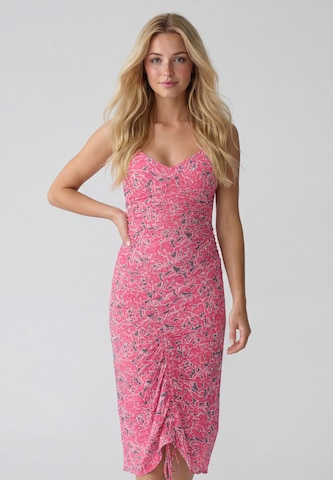 IZIA Jurk in Roze: voorkant