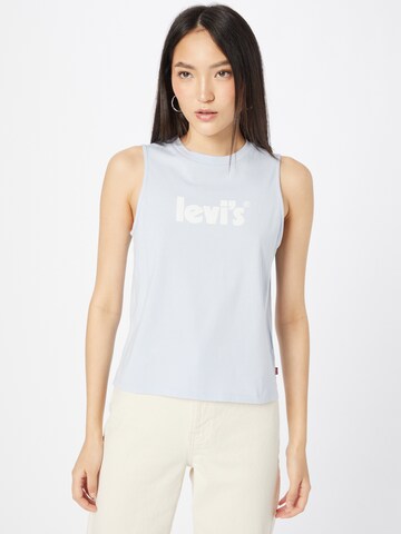 LEVI'S ® Topp 'Graphic Band Tank' i blå: framsida