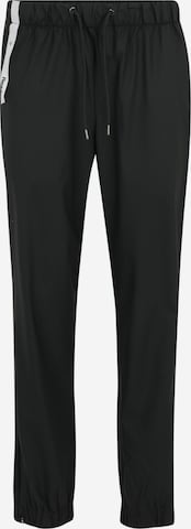 RAINS Tapered Pants in Black: front
