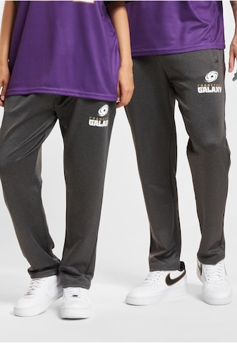 regular Pantaloni 'DefShop x European League of Football Frankfurt Galaxy' di European League of Football in grigio: frontale