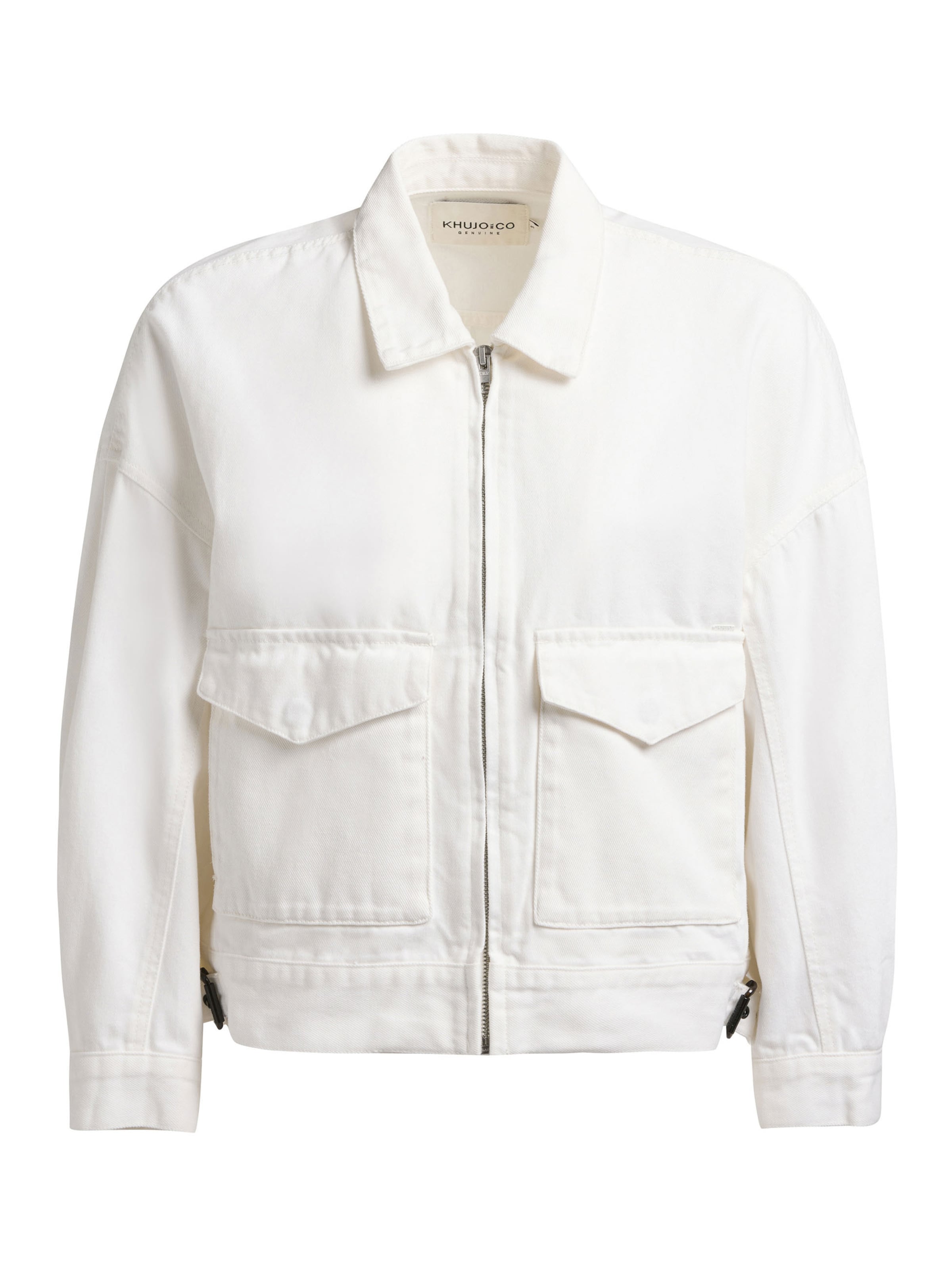 khujo Демисезонная куртка 'Nelina' в Белый: спереди