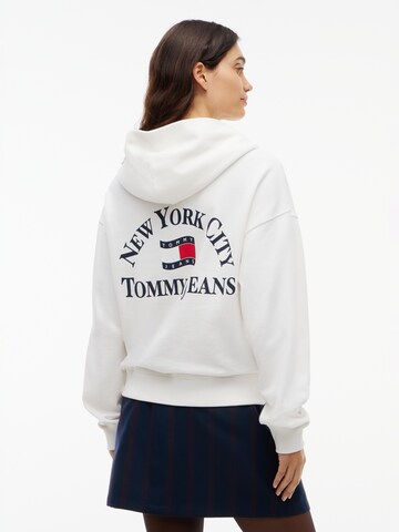 balta Tommy Jeans Megztinis be užsegimo: priekis