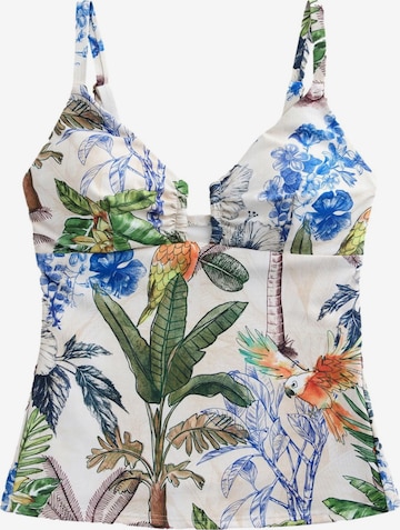 Next Tankiny top – béžová: přední strana