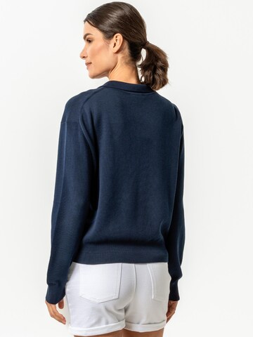 Living Crafts Pullover 'AURI'‌‌‌‌‌ in Blau