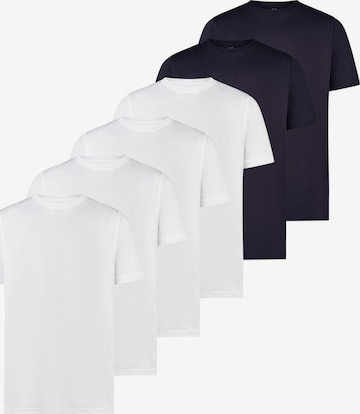 LERROS Shirt 'Basic' in Blau: Vorderseite