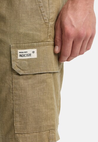 INDICODE JEANS Regular Chino trousers ' INCorry ' in Brown