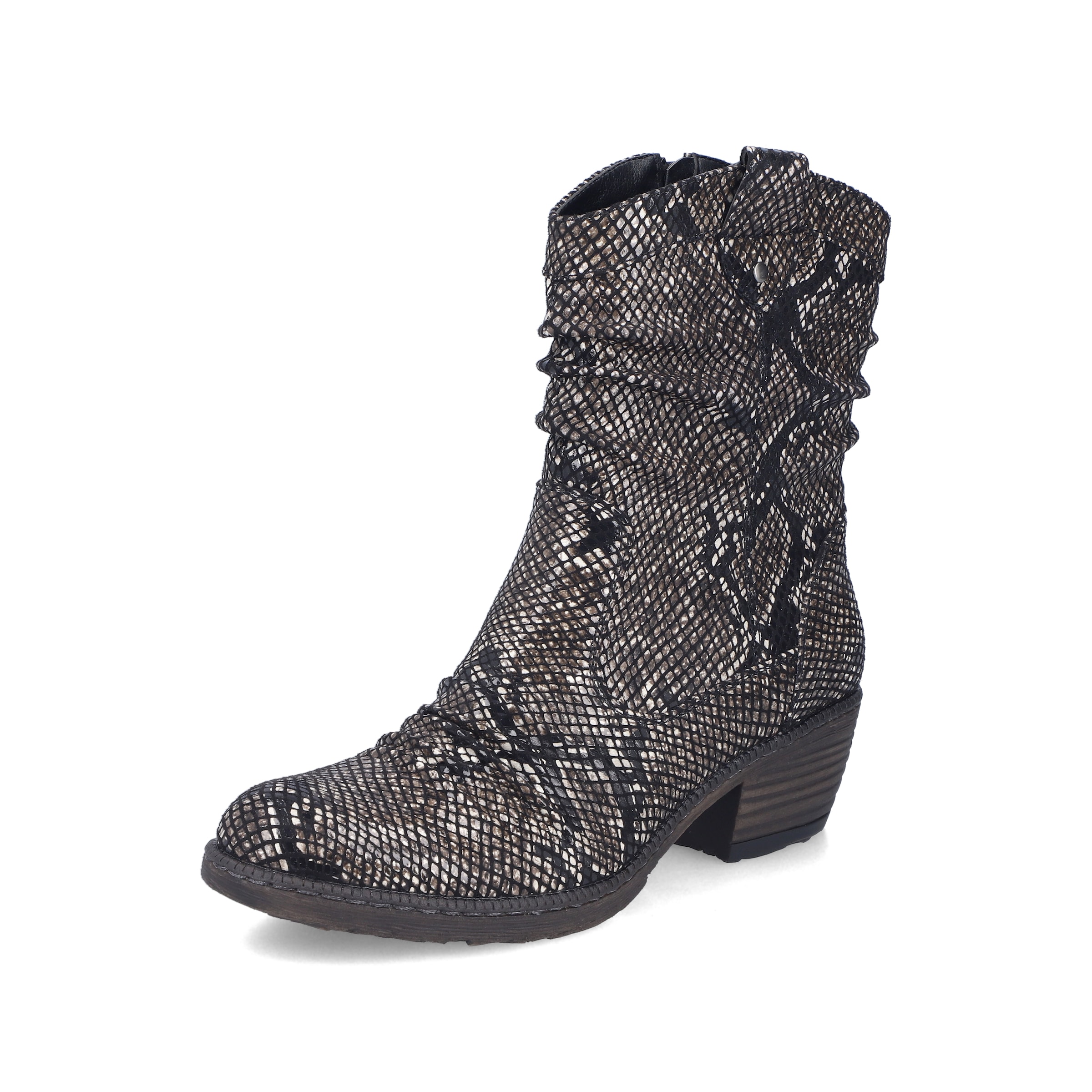 Bottes Rieker en marron : devant
