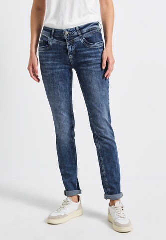 STREET ONE Slim fit Jeans in Blue: front