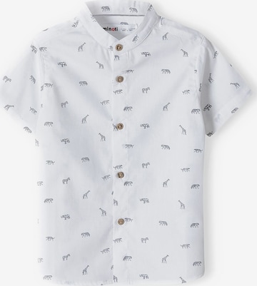 MINOTI Regular fit Button Up Shirt in White: front