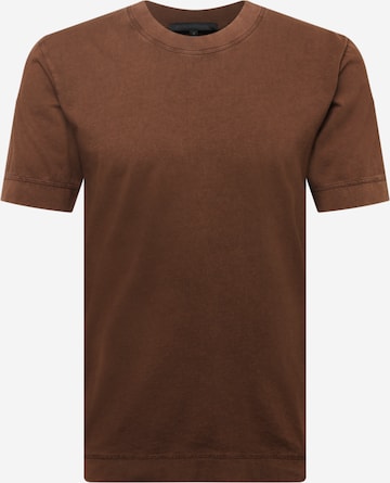 T-Shirt DRYKORN en marron : devant