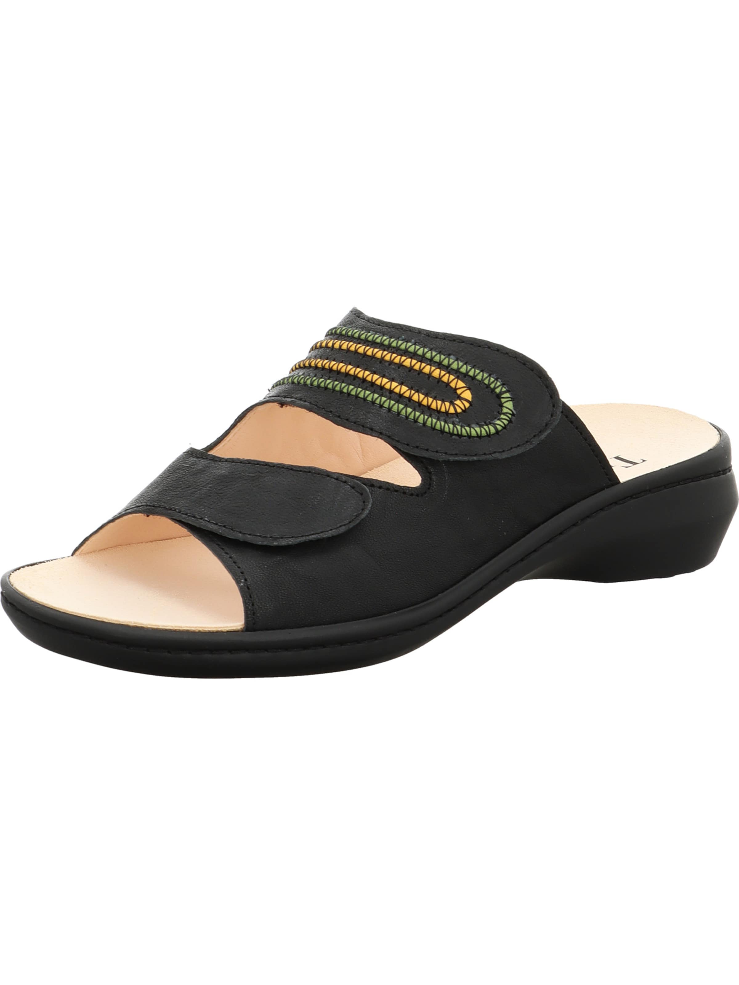 THINK! Pantolette 'CAMILLA' in Schwarz: Vorderseite