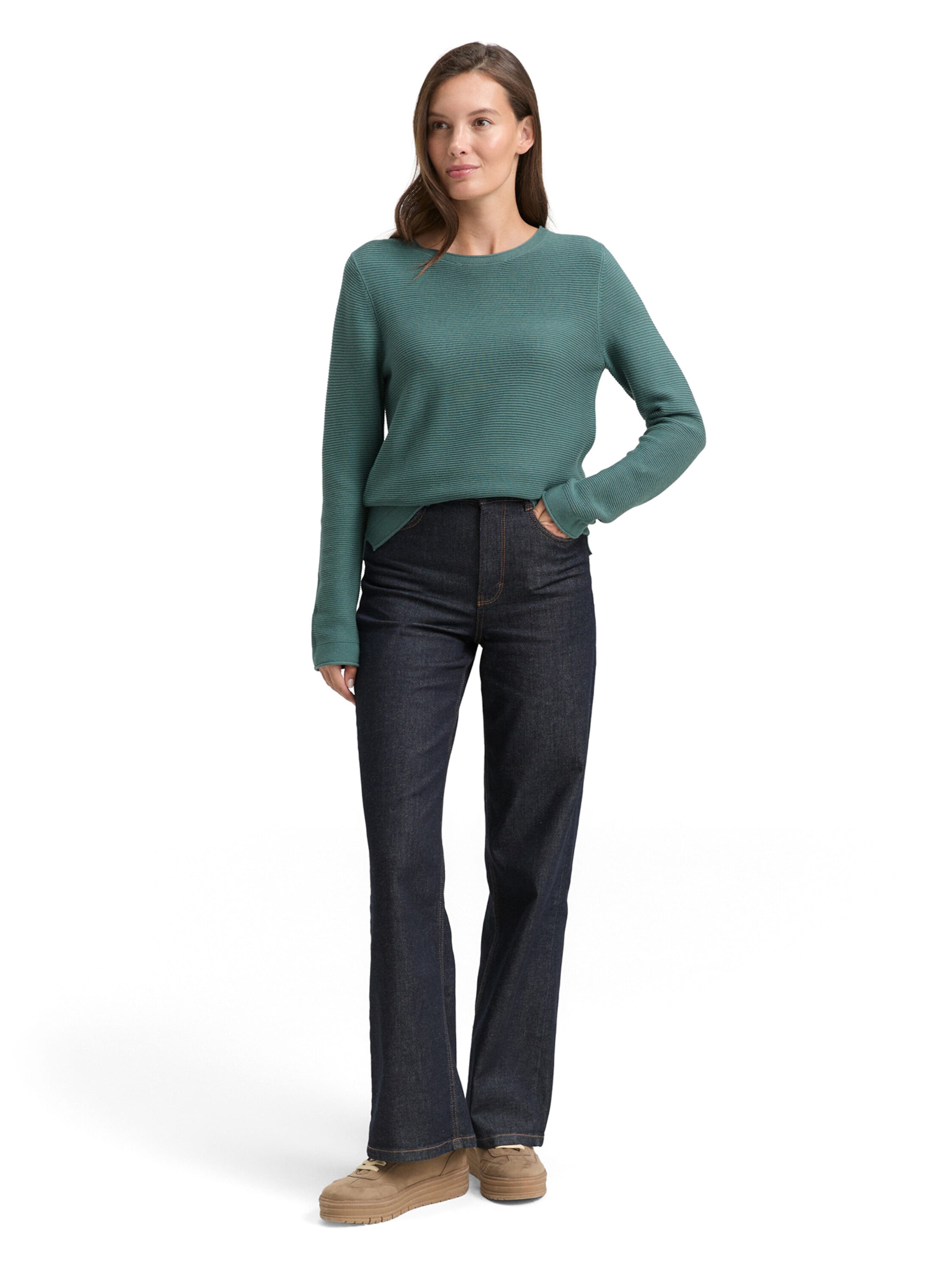 TOM TAILOR Свитер в Зеленый