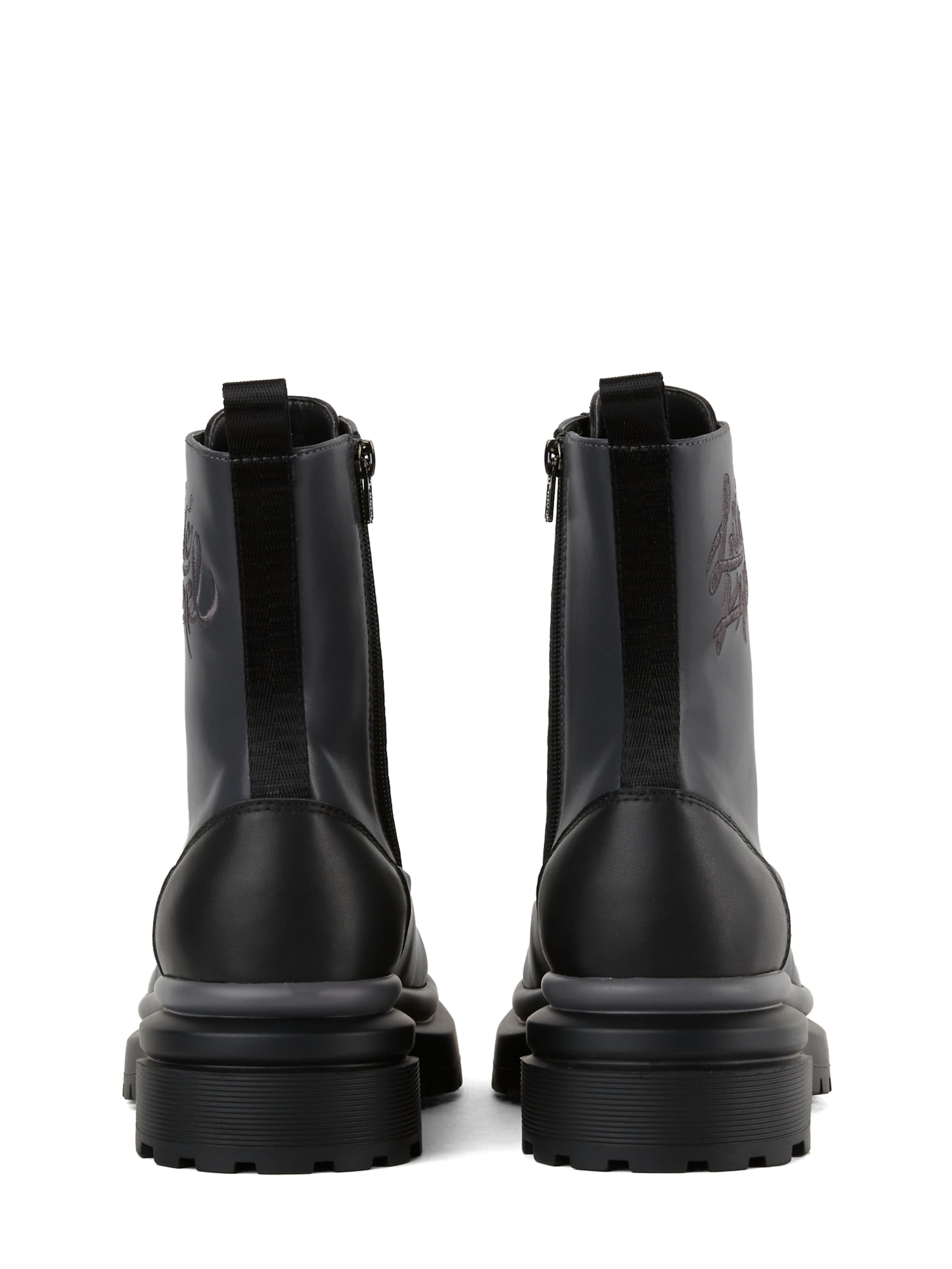 Bottines à lacets KARL LAGERFELD JEANS en noir