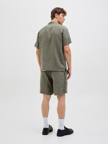 JACK & JONES Loosefit Chinohose in Grün