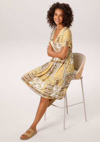 Aniston CASUAL Dress in Yellow