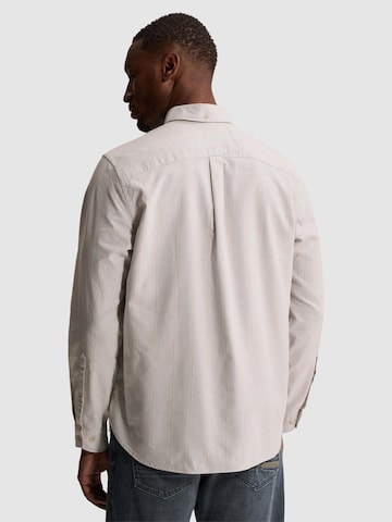 Coupe regular Chemise 'Oxford shirt with stripe pattern' CAST IRON en gris