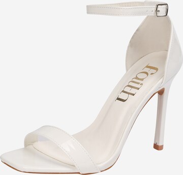 Dorothy Perkins - Sandalias 'Emelia' en blanco: frente