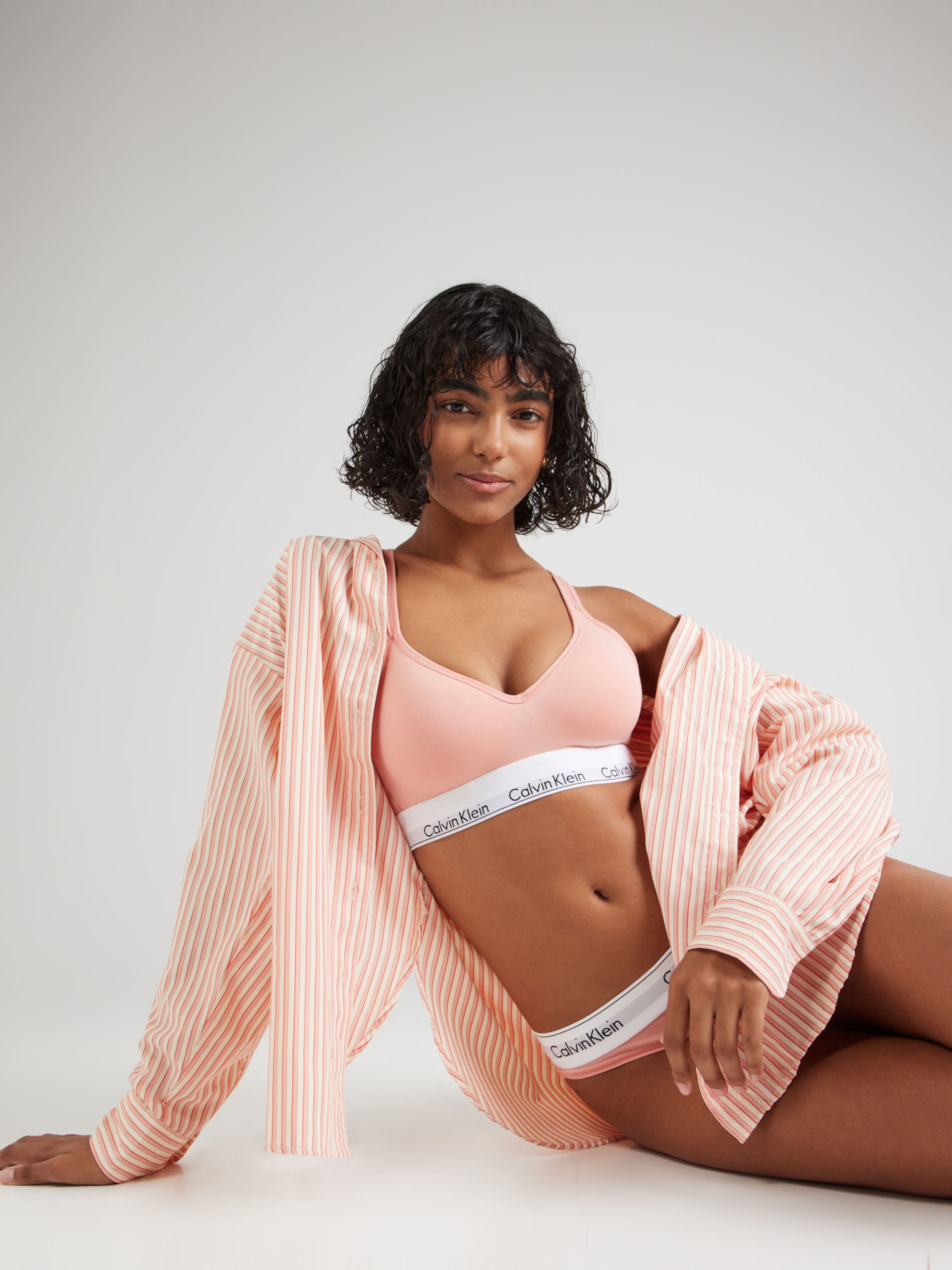 Calvin Klein Underwear Bustier BH Lift in Rosa ABOUT YOU