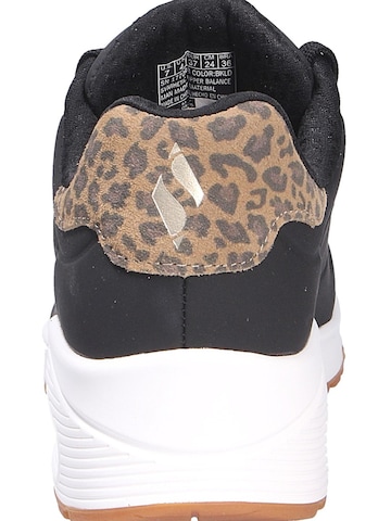 SKECHERS Låg sneaker 'UNO' i svart