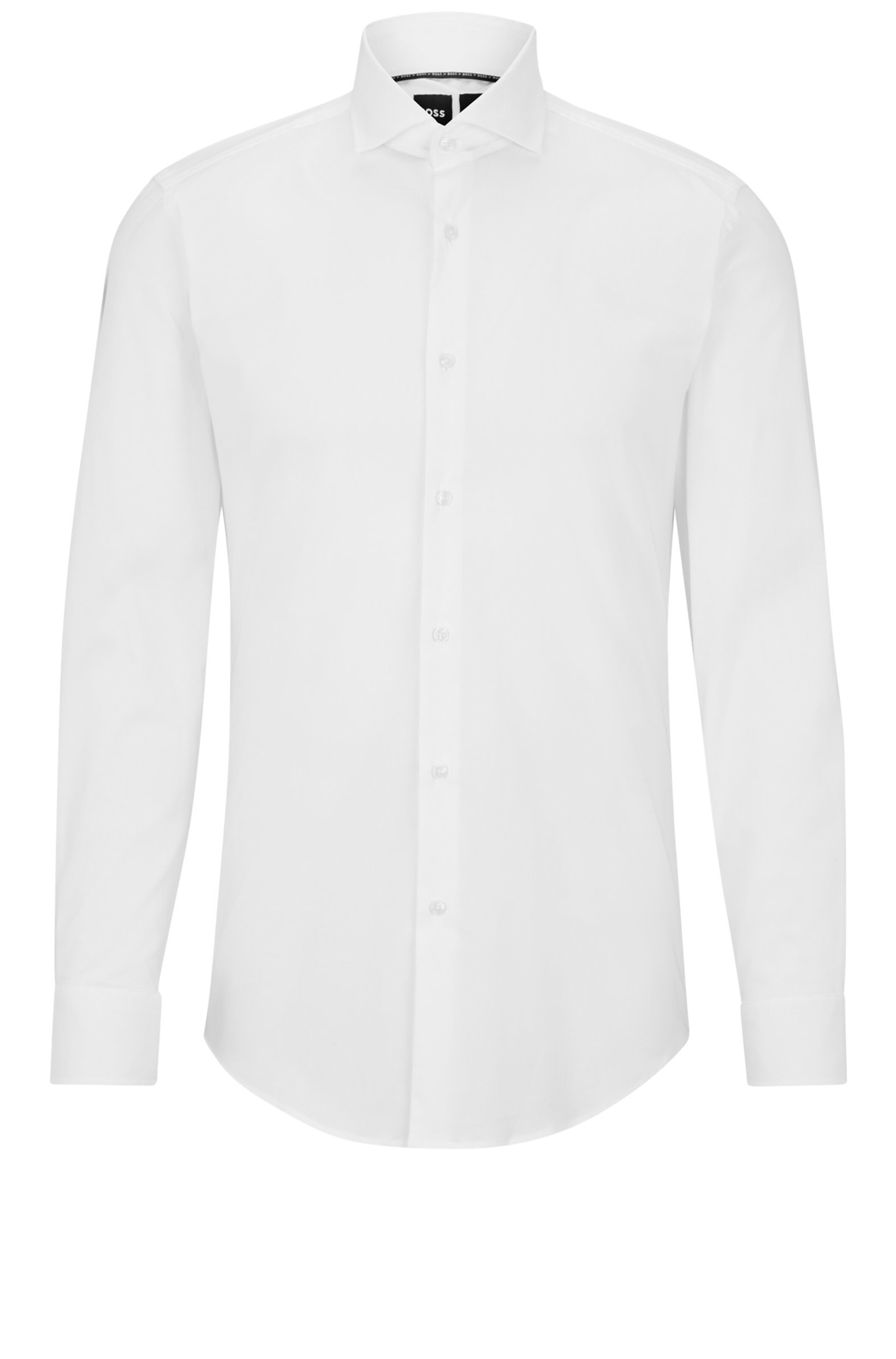 BOSS Regular Fit Hemd 'P-Hank' in Weiß: Vorderseite