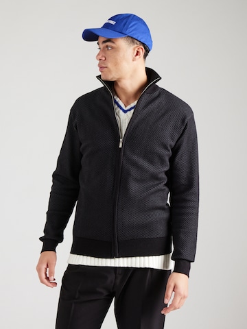 Jack's Knit cardigan in Black: front