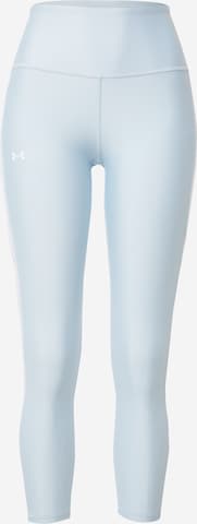 UNDER ARMOUR Skinny Workout Pants in Blue: front