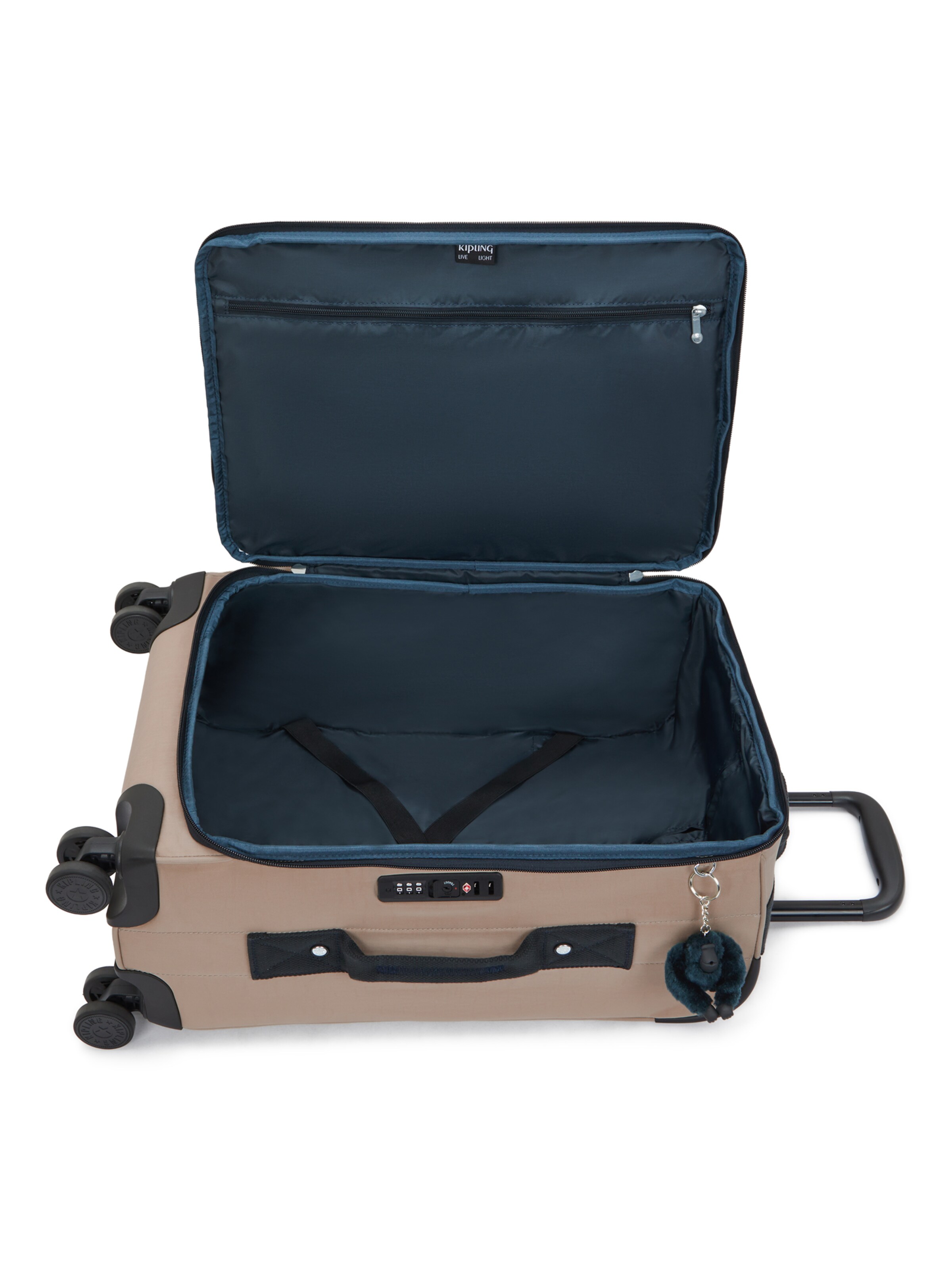 KIPLING Kufor na kolieskach - Béžová