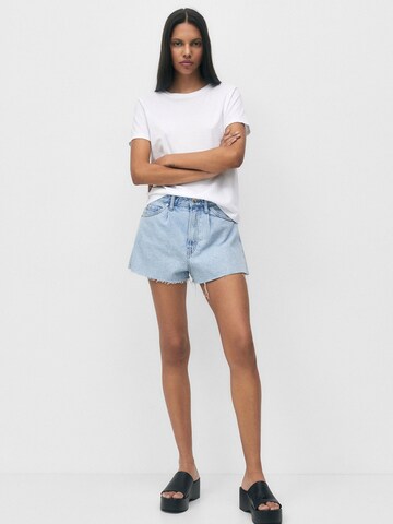 Pull&Bear Regular Shorts in Blau