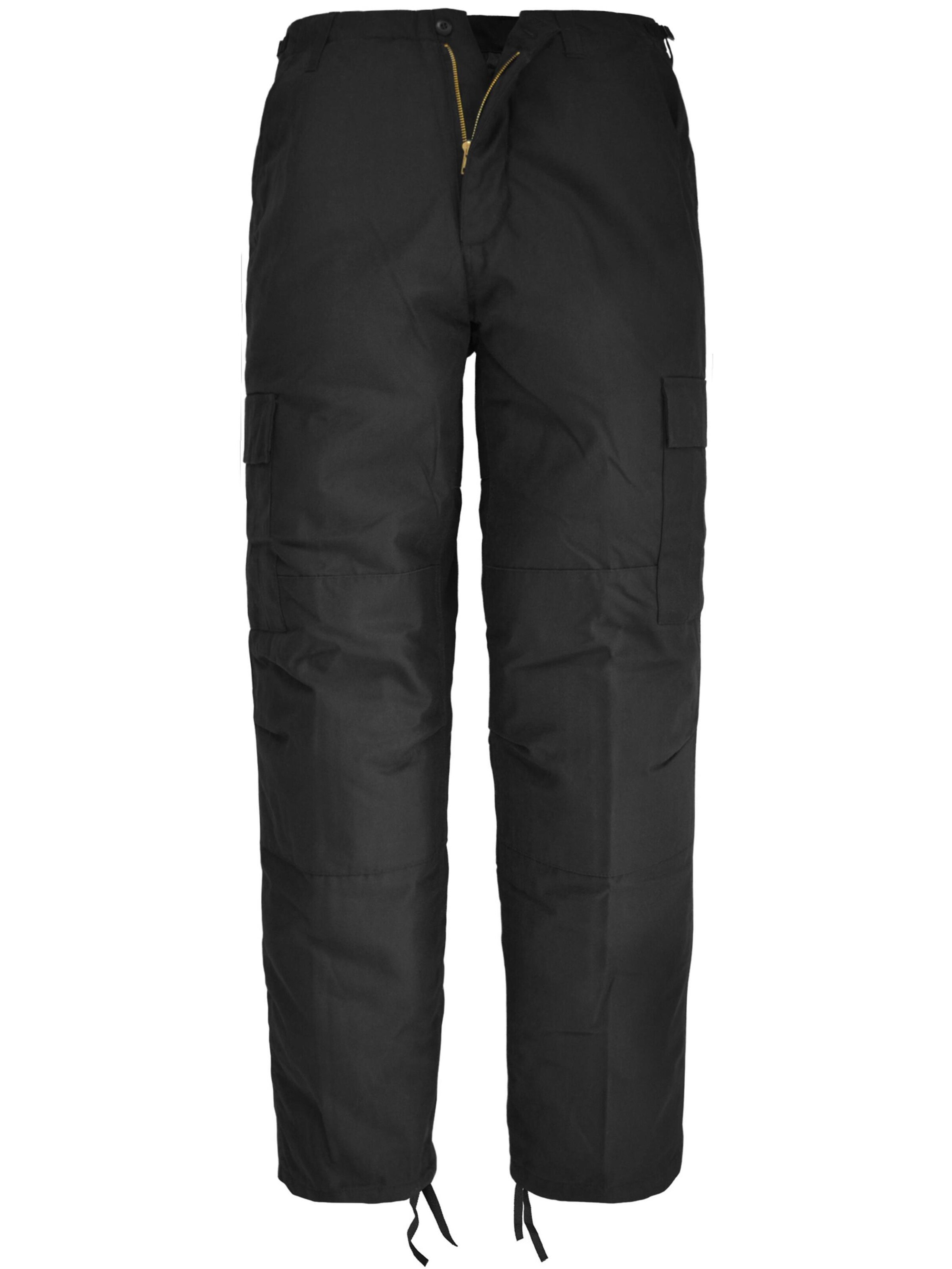 normani Regular Outdoor trousers 'Churup' in Black: front