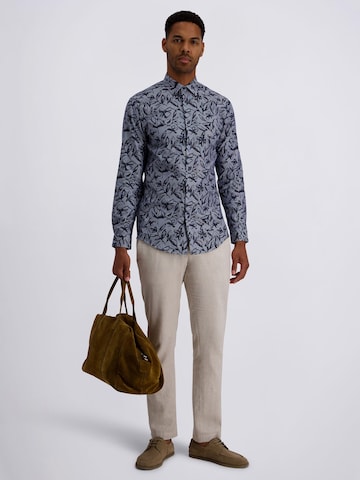 PIERRE CARDIN Regular fit Overhemd in Blauw