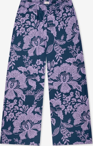 SCHIESSER Pajama Pants ' Mix & Relax ' in Blue: front