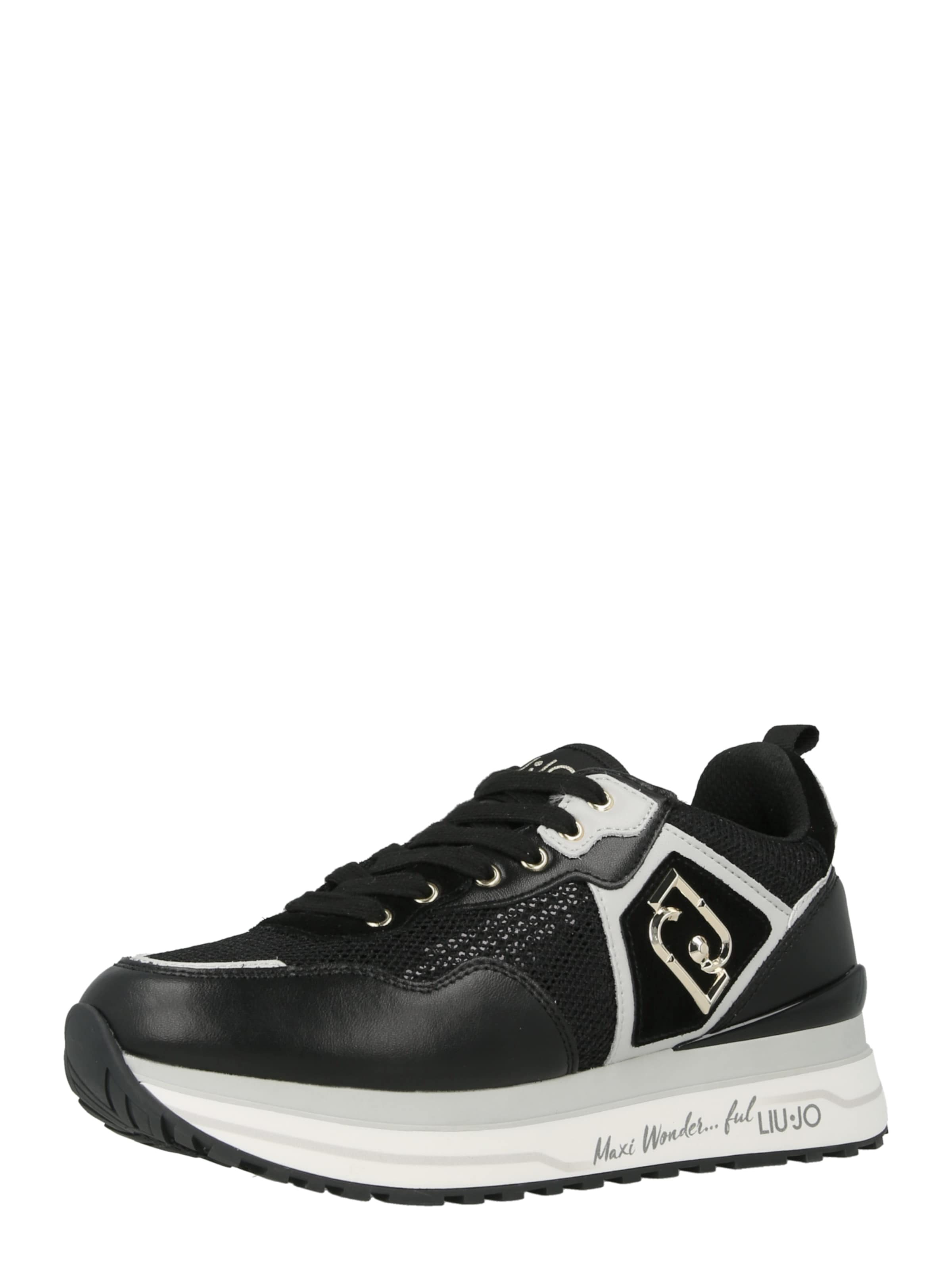 Baskets basses Liu Jo en noir : devant